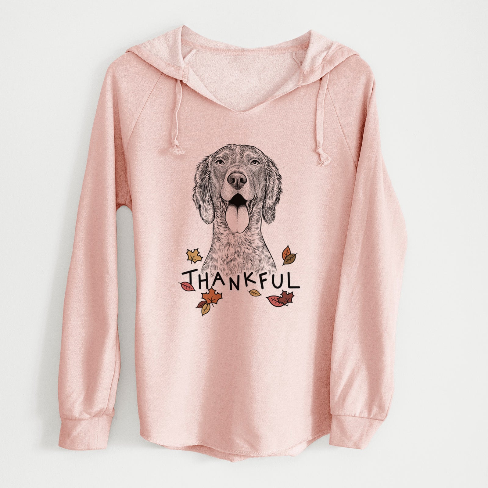 Thankful Freddy the English Setter - Cali Wave Hooded Sweatshirt