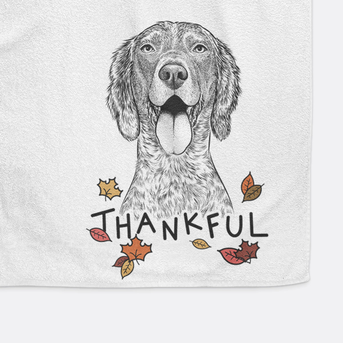 Freddy the English Setter Premium Hand Towel