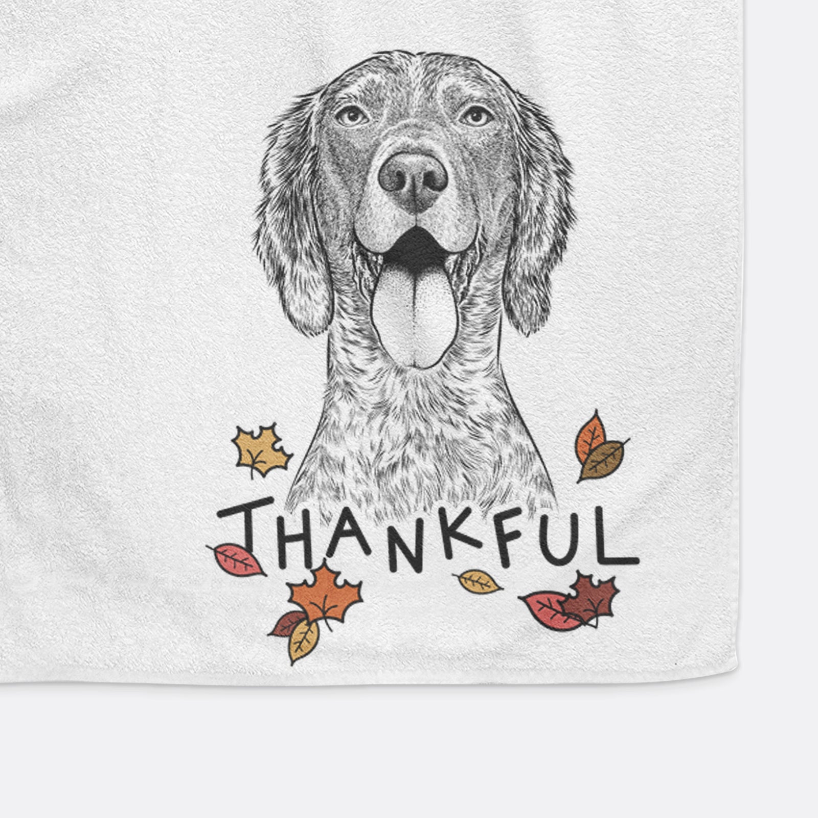 Freddy the English Setter Premium Hand Towel