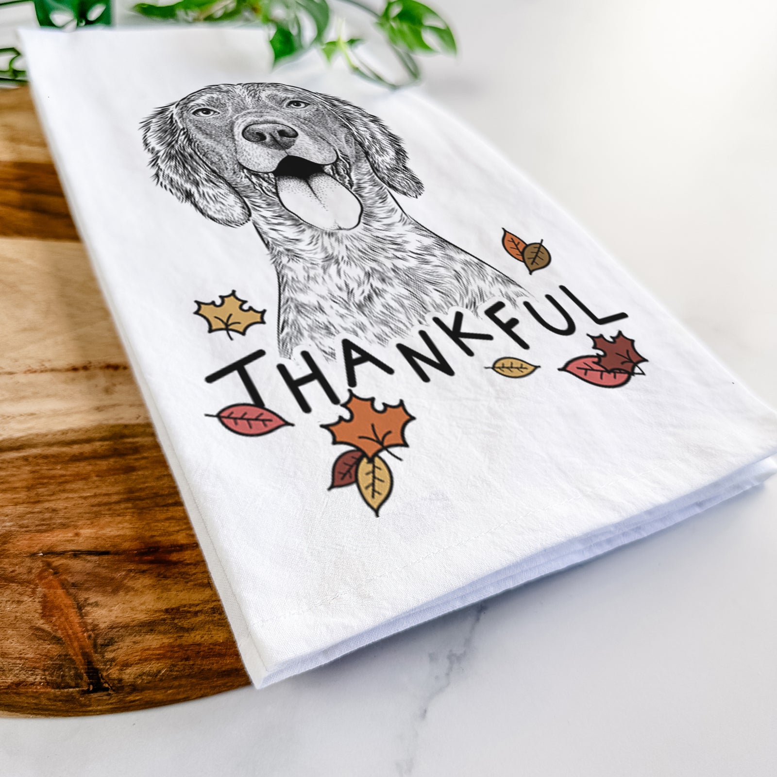 Freddy the English Setter Tea Towel