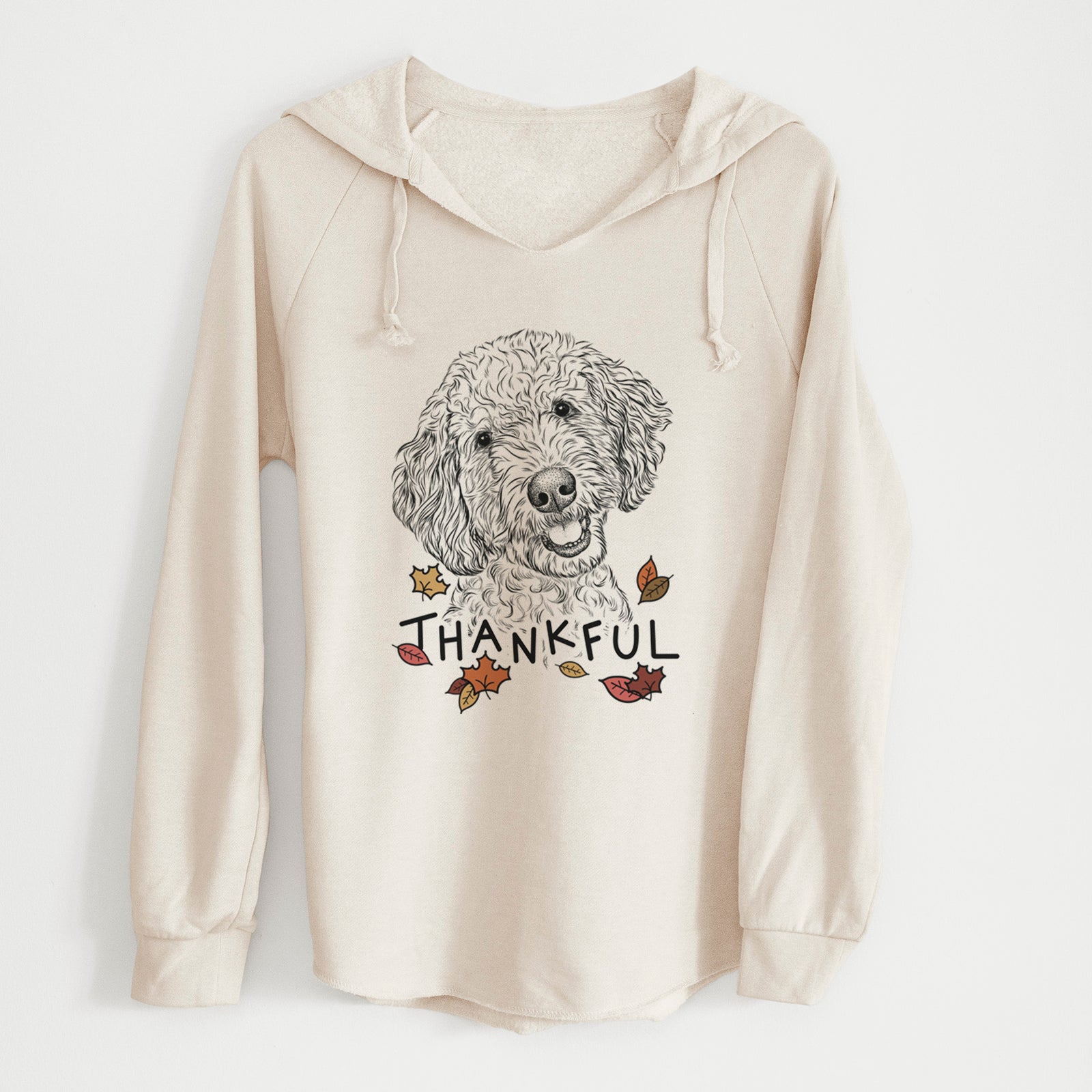 Thankful Gizmo the Goldendoodle - Cali Wave Hooded Sweatshirt