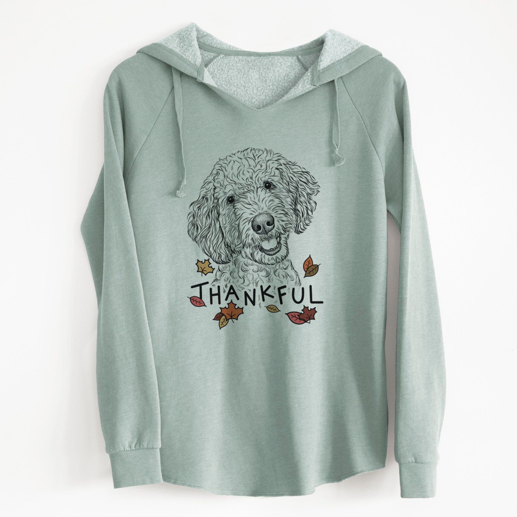Thankful Gizmo the Goldendoodle - Cali Wave Hooded Sweatshirt