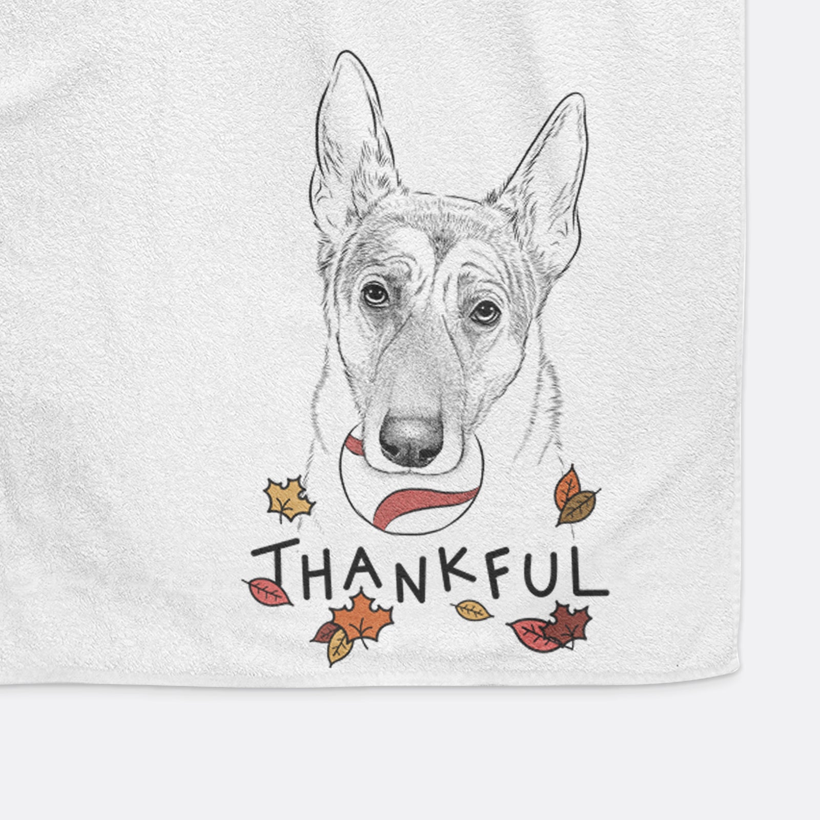 Greta the German Shepherd Premium Hand Towel