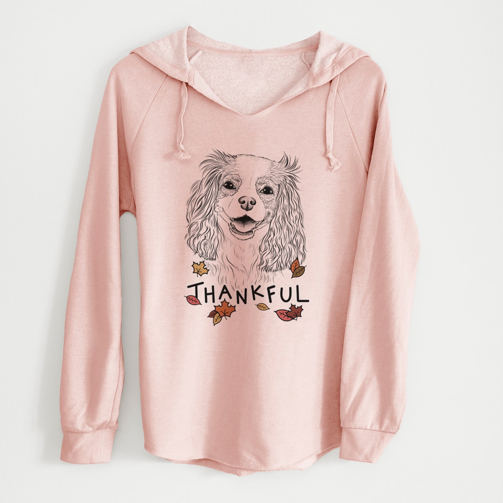 Thankful Halley Comet the Cavalier King Charles Spaniel - Cali Wave Hooded Sweatshirt