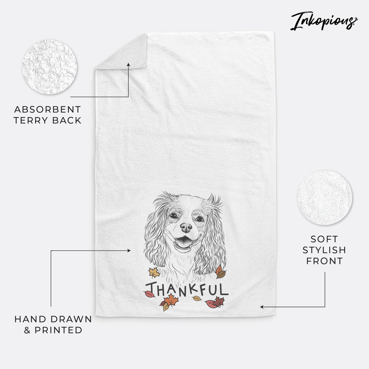 Halley Comet the Cavalier King Charles Spaniel Premium Hand Towel