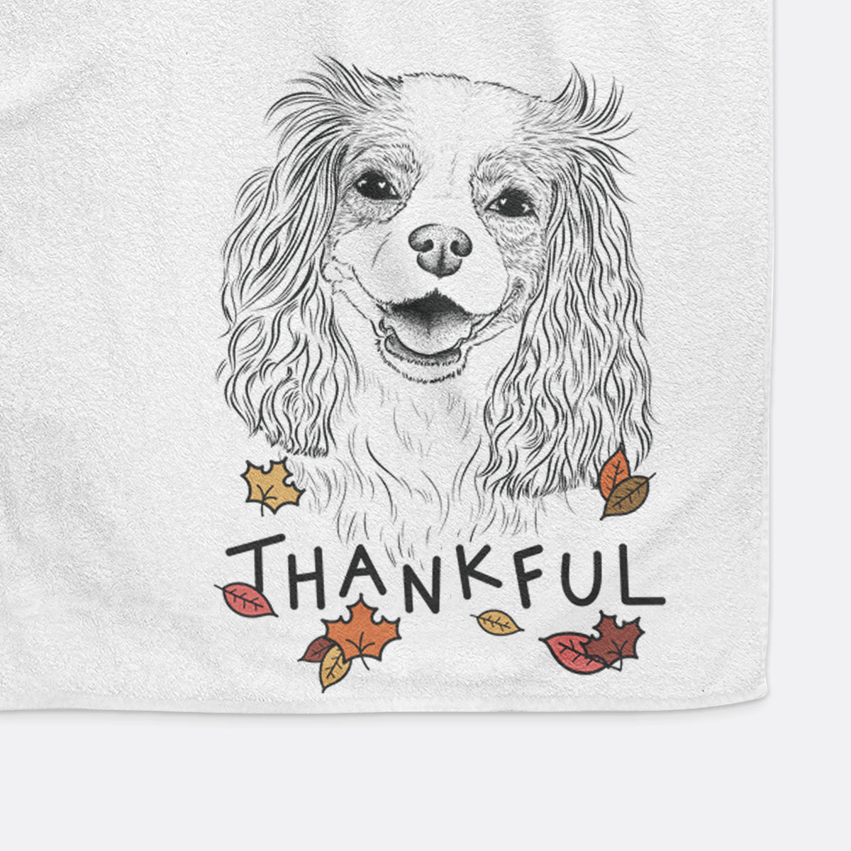 Halley Comet the Cavalier King Charles Spaniel Premium Hand Towel