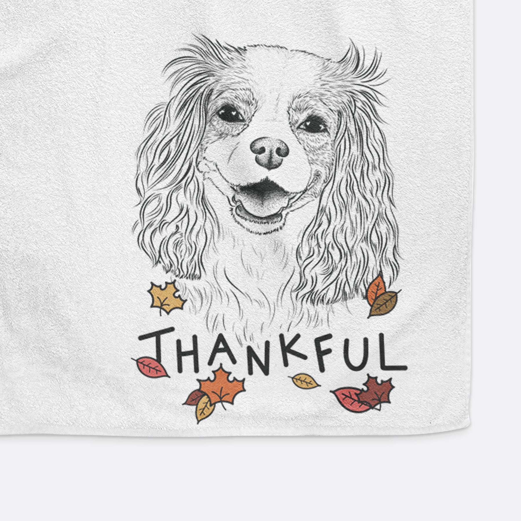 Halley Comet the Cavalier King Charles Spaniel Premium Hand Towel