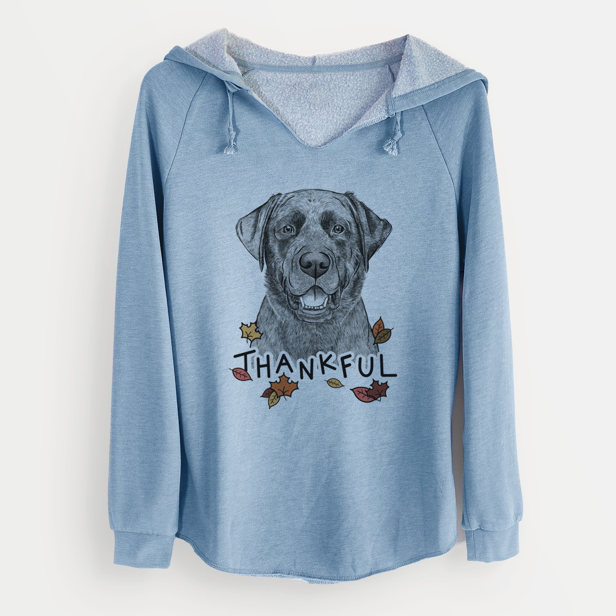 Thankful Heath the Black Lab - Cali Wave Hooded Sweatshirt