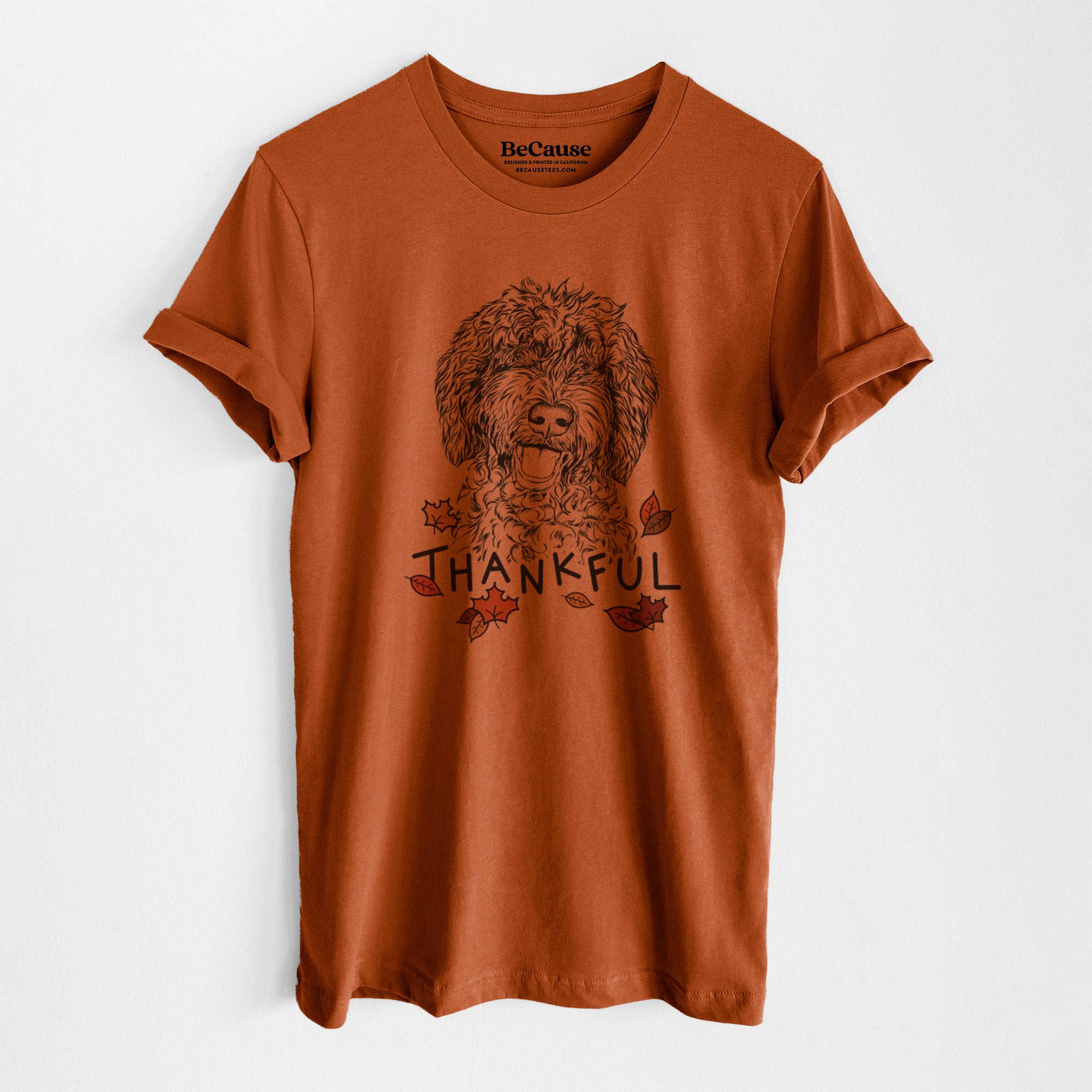 Thankful Jack the Chocolate Labradoodle - Unisex Crewneck