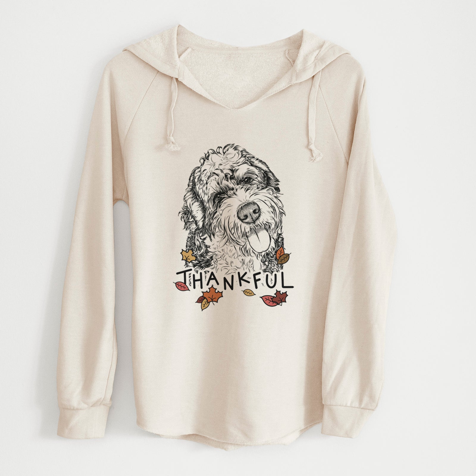 Thankful Kaci the Bernedoodle - Cali Wave Hooded Sweatshirt