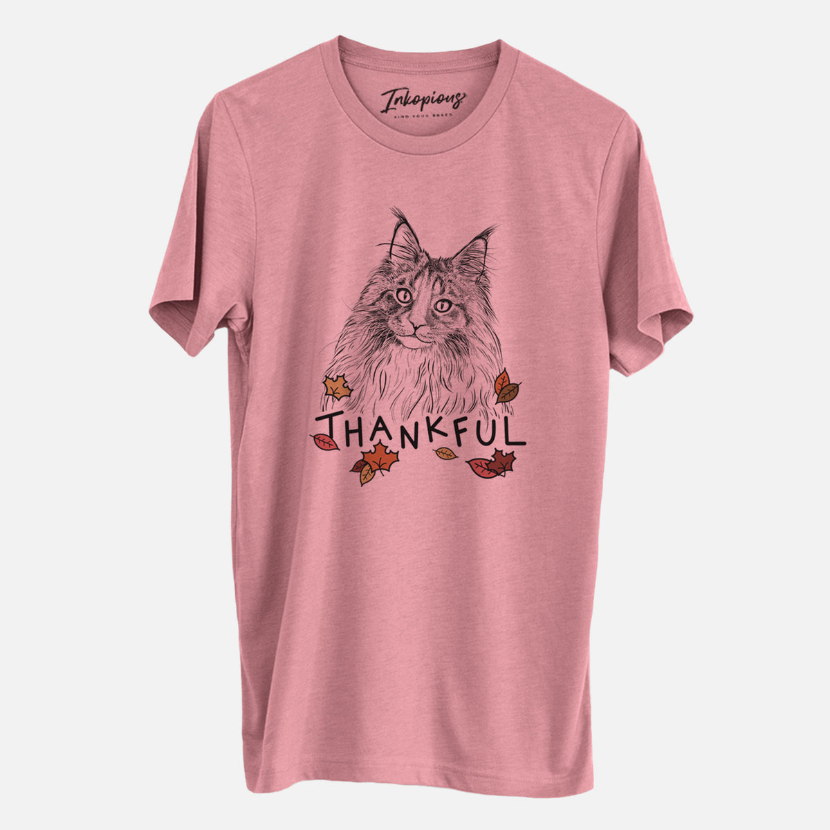 Thankful Kiki the Maine Coon Cat - Unisex Crewneck