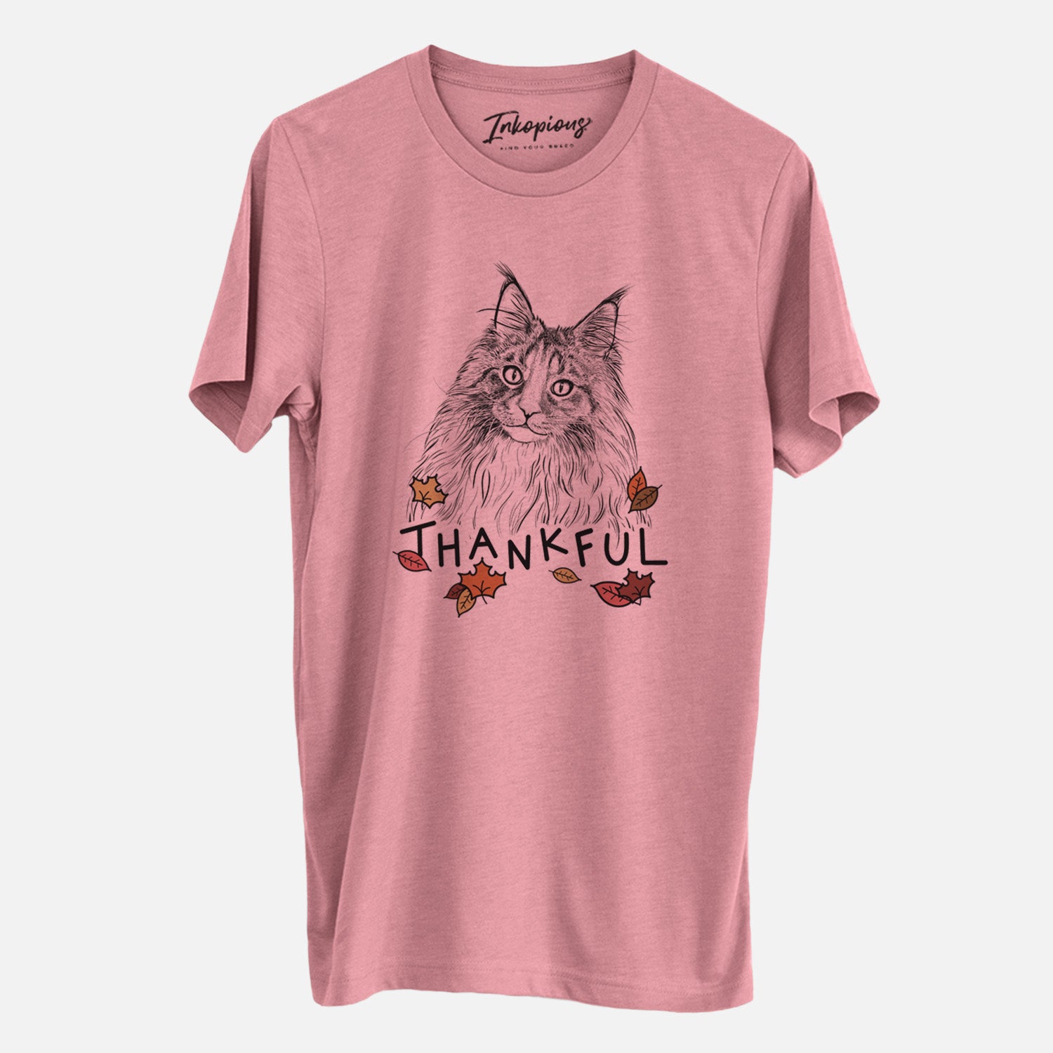 Thankful Kiki the Maine Coon Cat - Unisex Crewneck