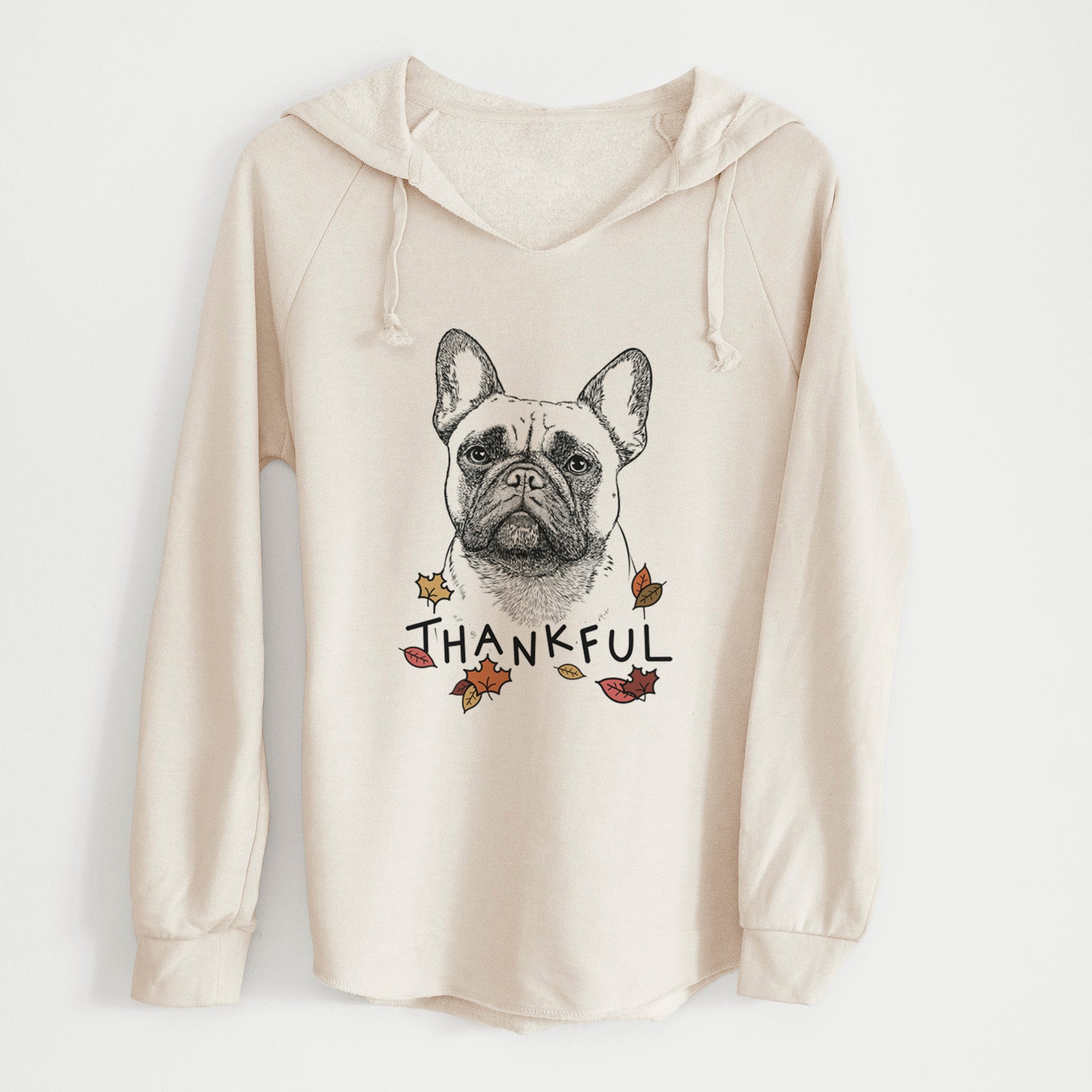 Thankful Kingsleigh the French Bulldog - Cali Wave Hooded Sweatshirt