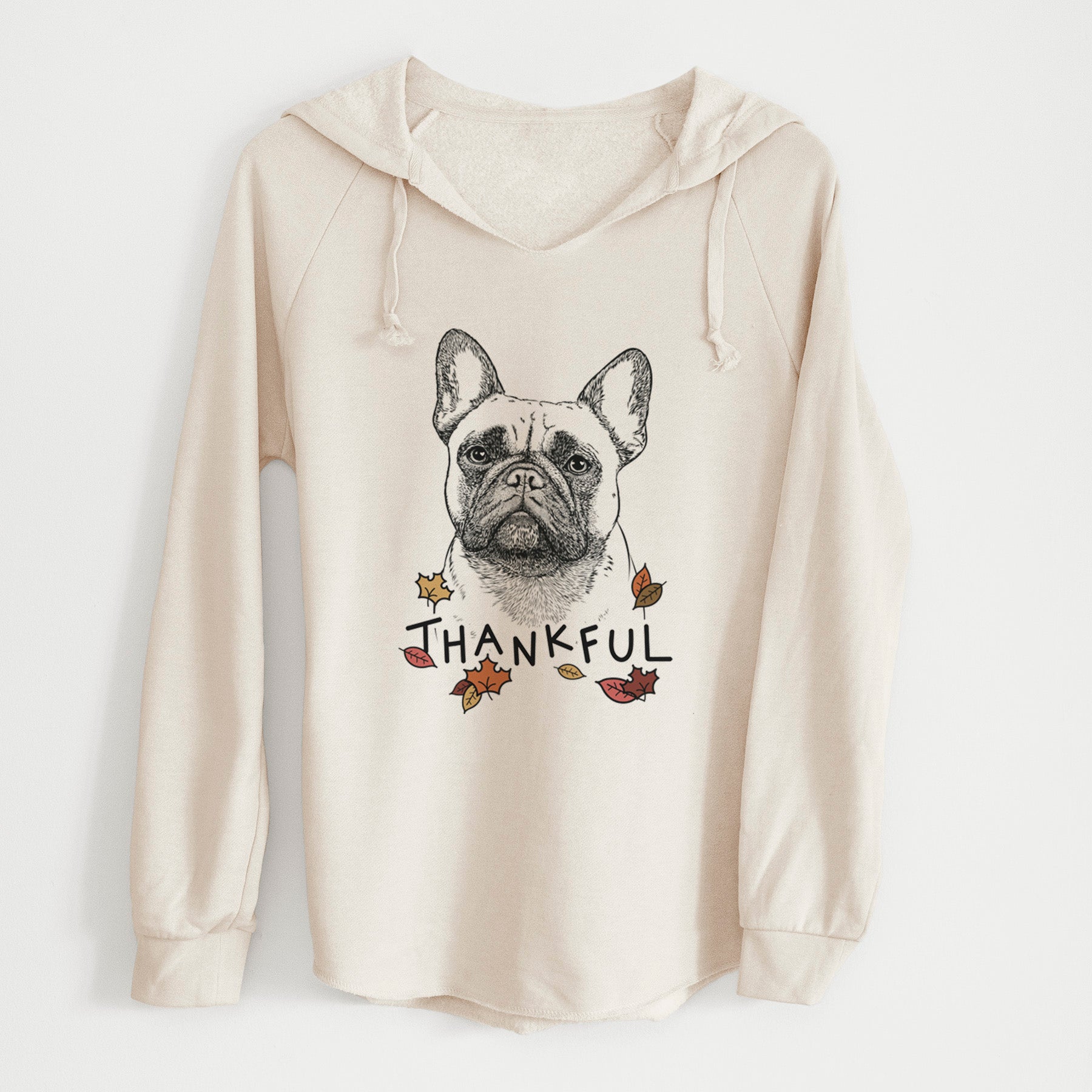 Thankful Kingsleigh the French Bulldog - Cali Wave Hooded Sweatshirt