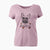 Thankful Kingsleigh the French Bulldog - Women's V-neck Shirt