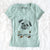 Thankful Macy the Pug - Women's V-neck Shirt