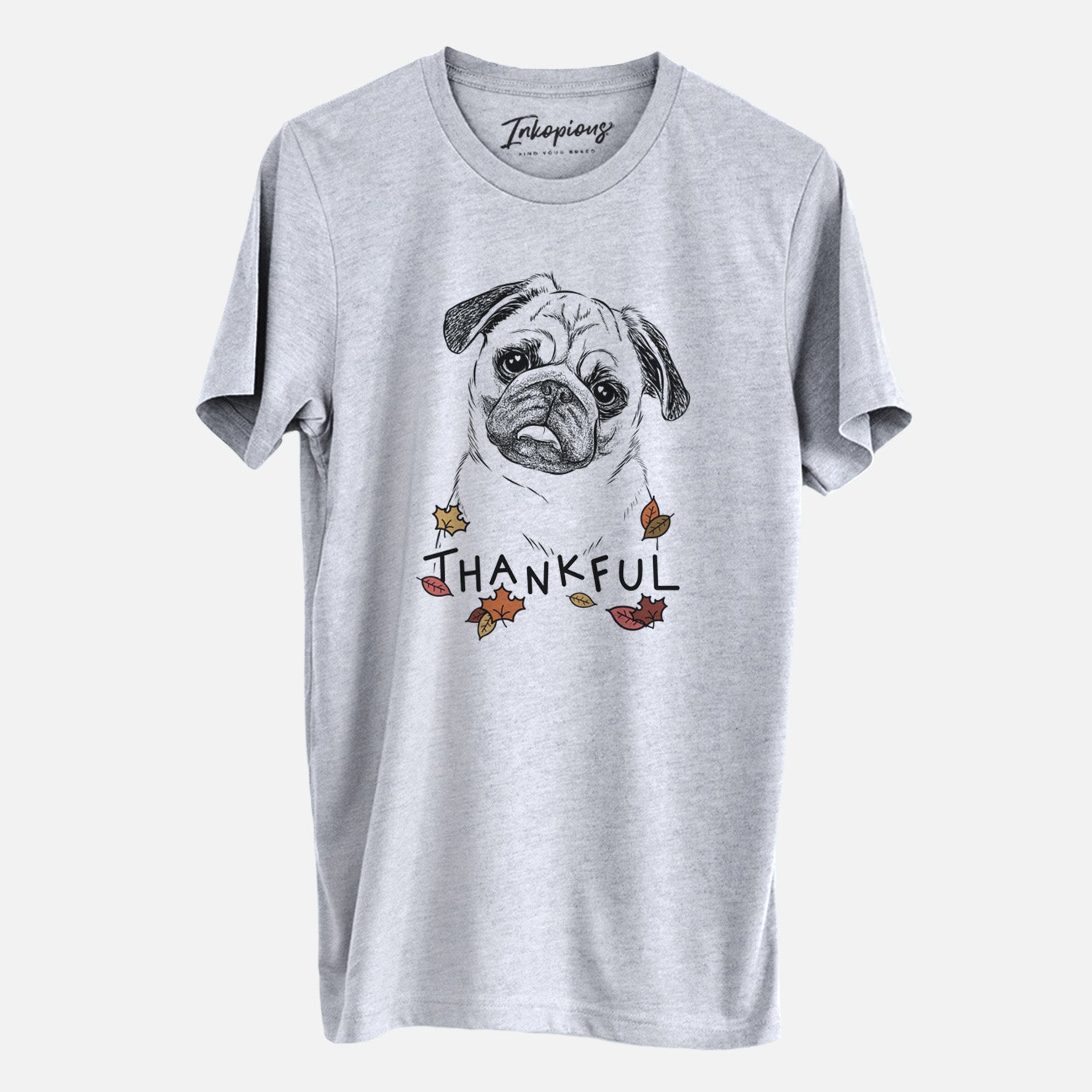 Thankful Macy the Pug - Unisex Crewneck