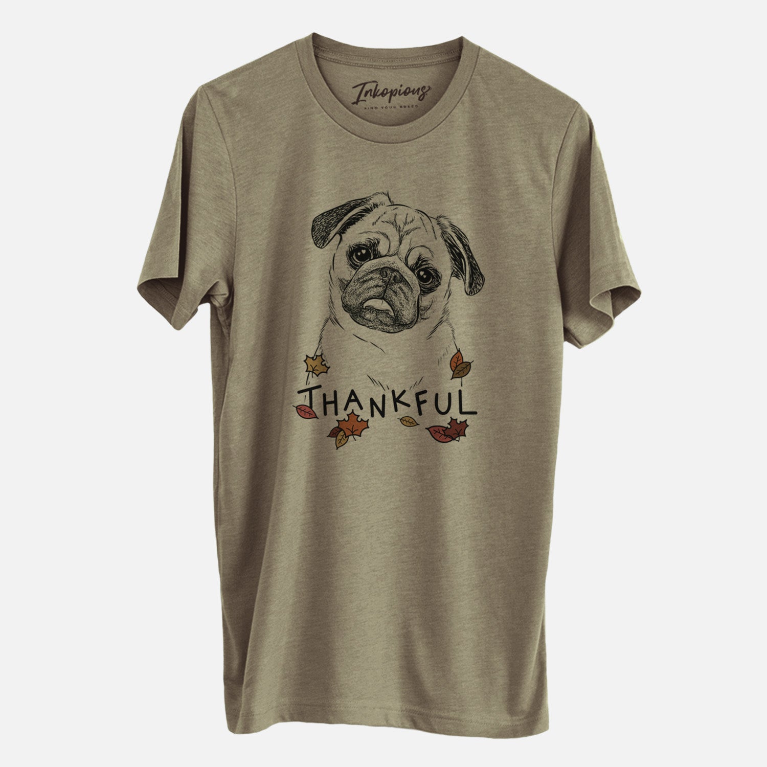 Thankful Macy the Pug - Unisex Crewneck