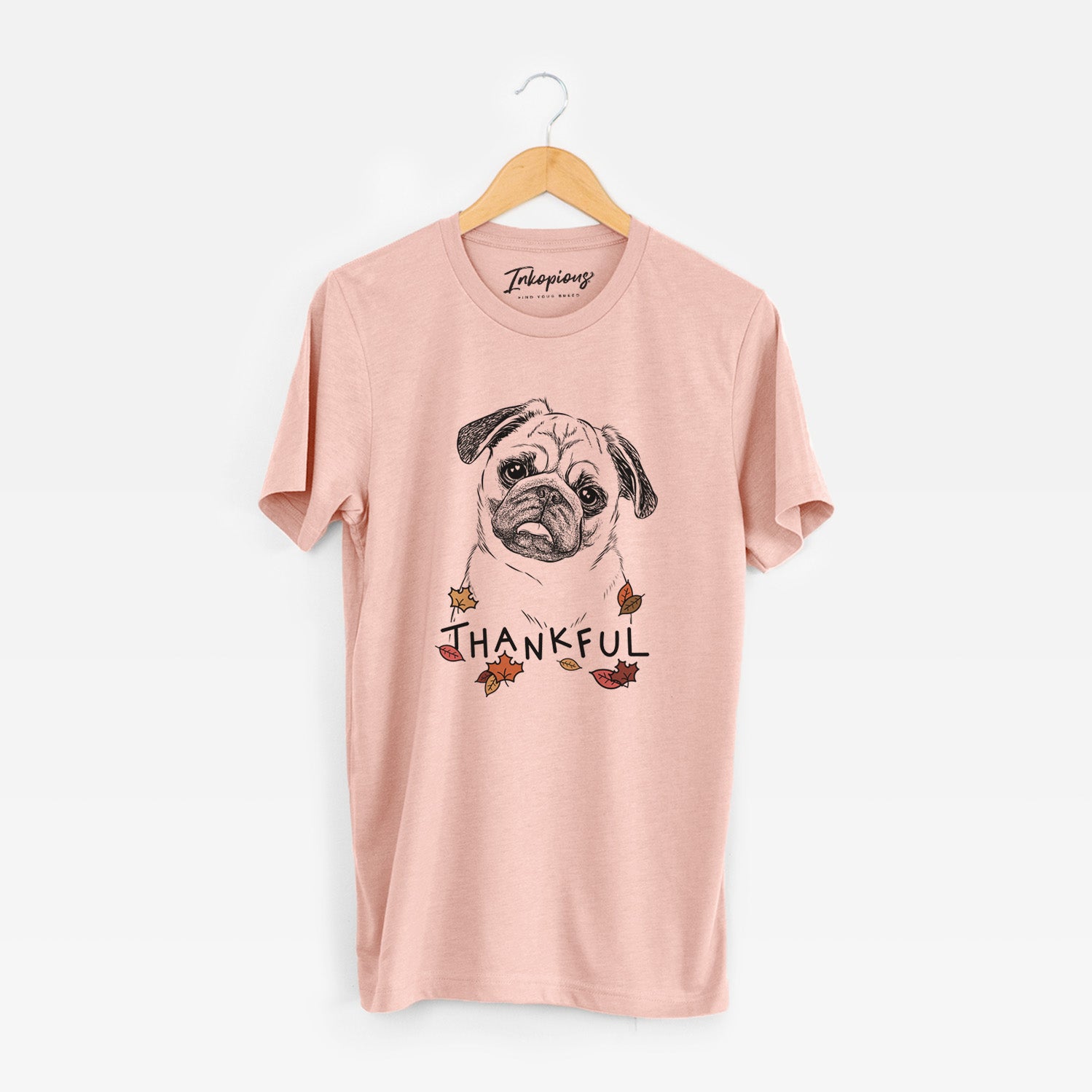 Thankful Macy the Pug - Unisex Crewneck