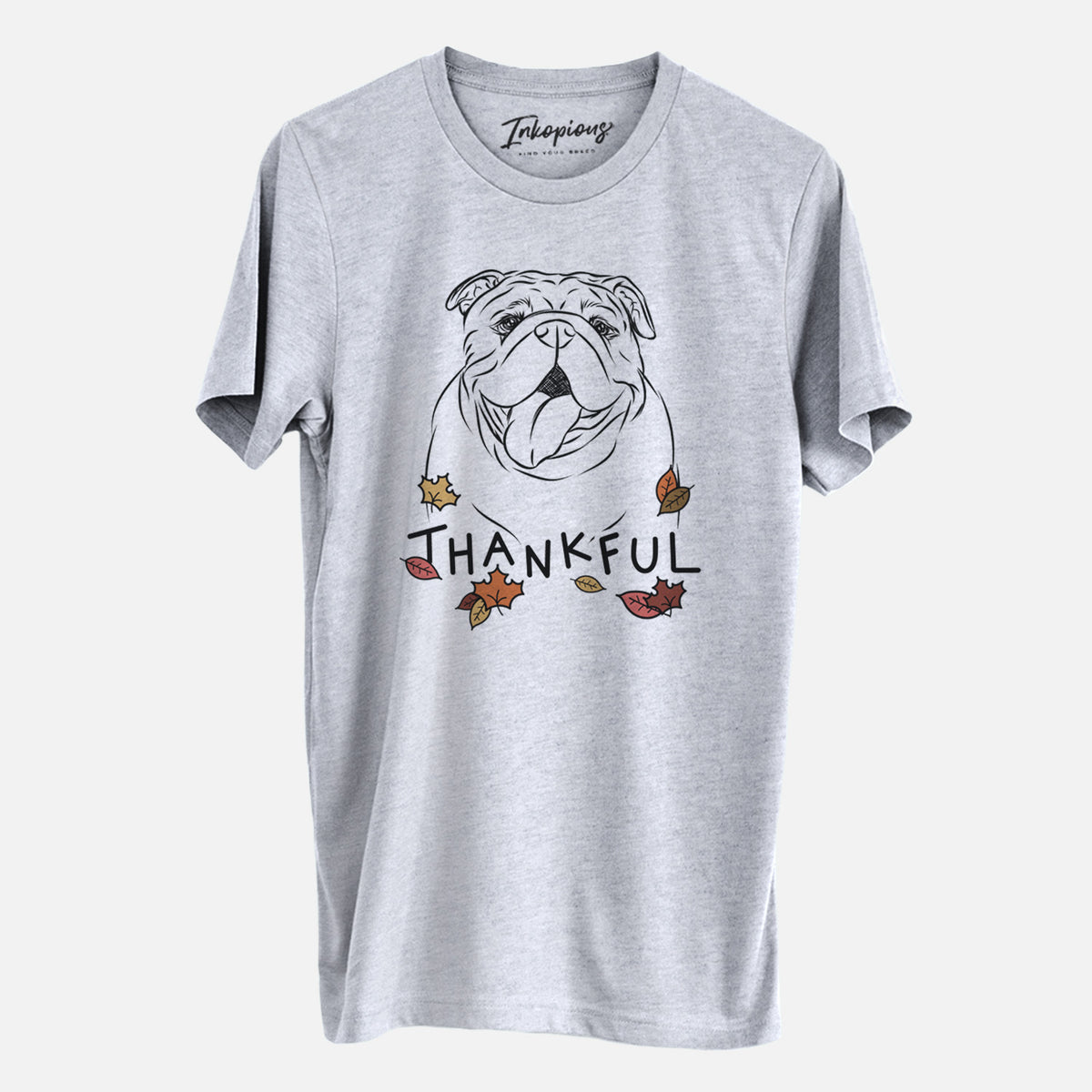 Thankful Missy Moo the English Bulldog - Unisex Crewneck