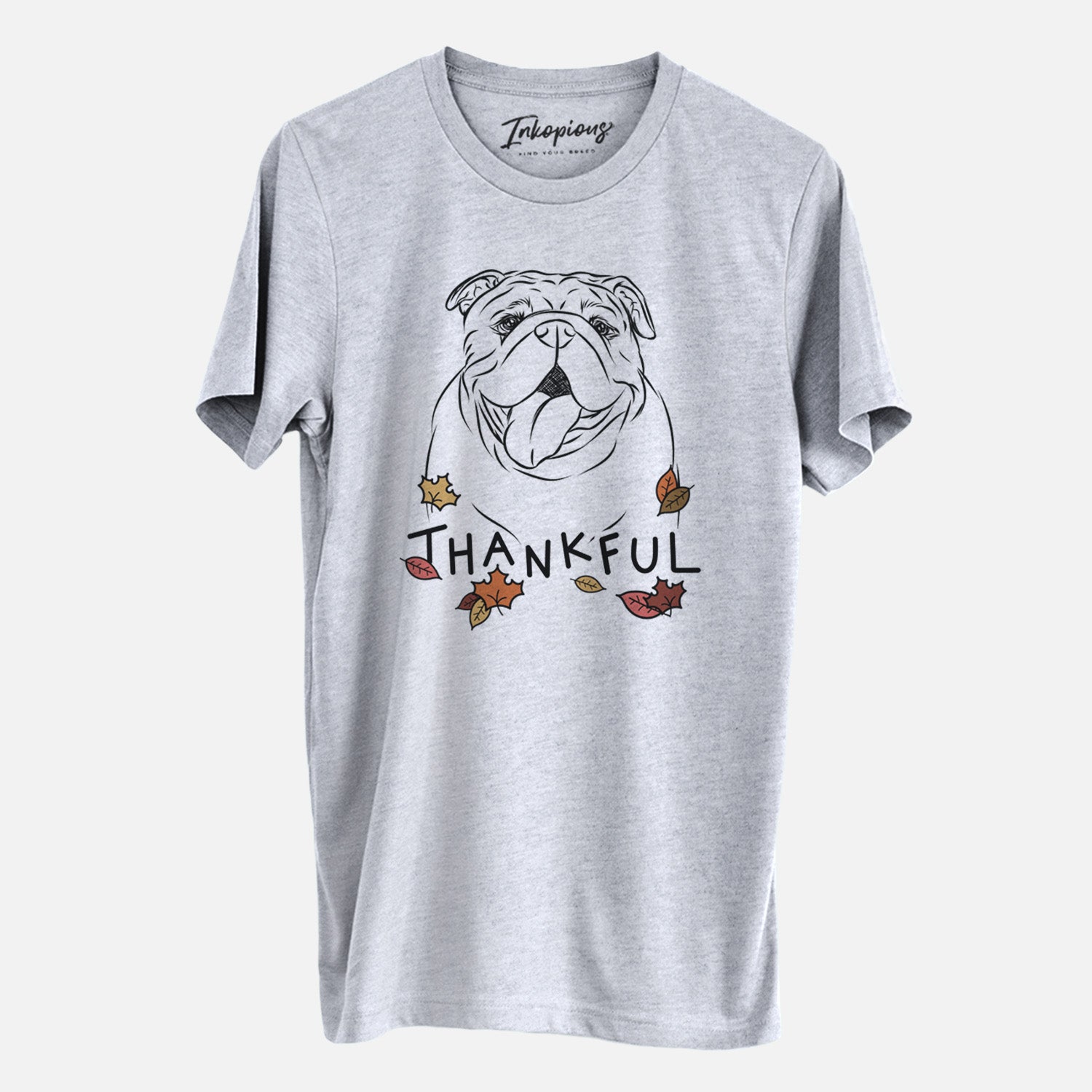 Thankful Missy Moo the English Bulldog - Unisex Crewneck