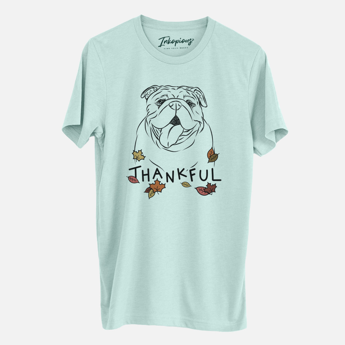 Thankful Missy Moo the English Bulldog - Unisex Crewneck