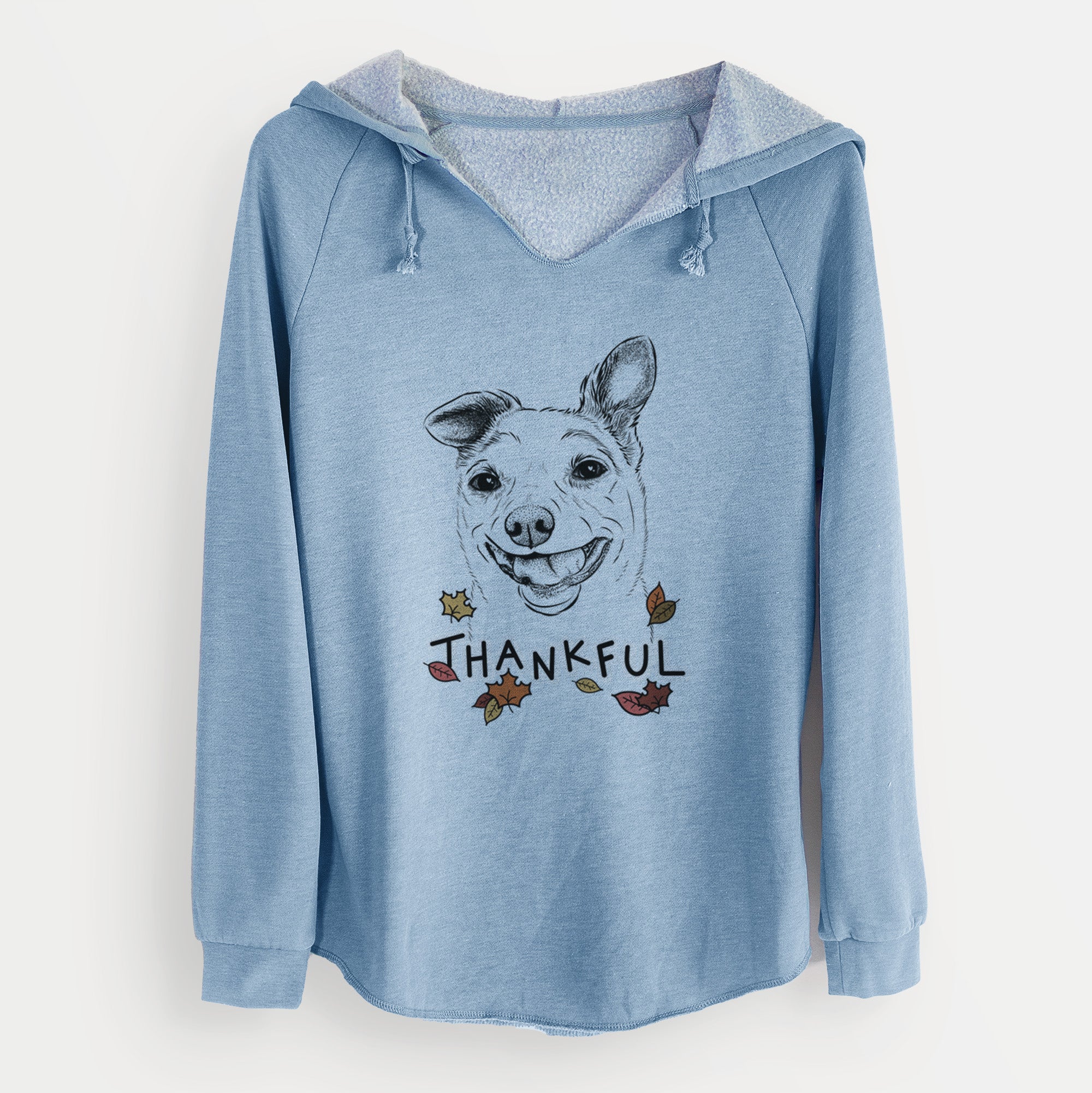 Thankful Mortimer the Mixed Breed - Cali Wave Hooded Sweatshirt