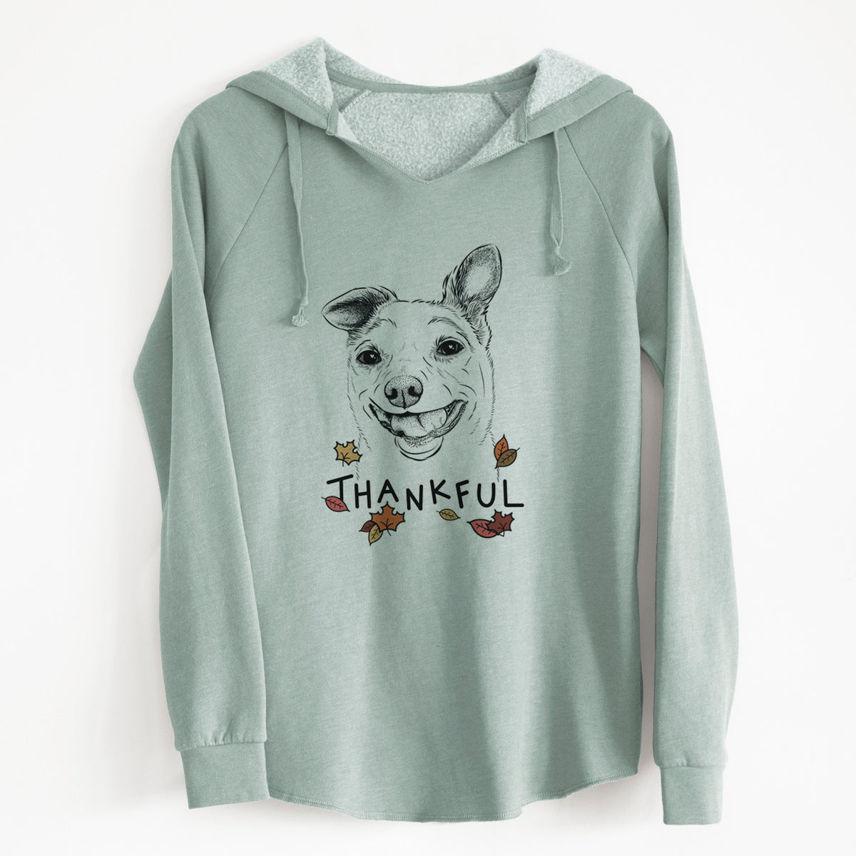 Thankful Mortimer the Mixed Breed - Cali Wave Hooded Sweatshirt