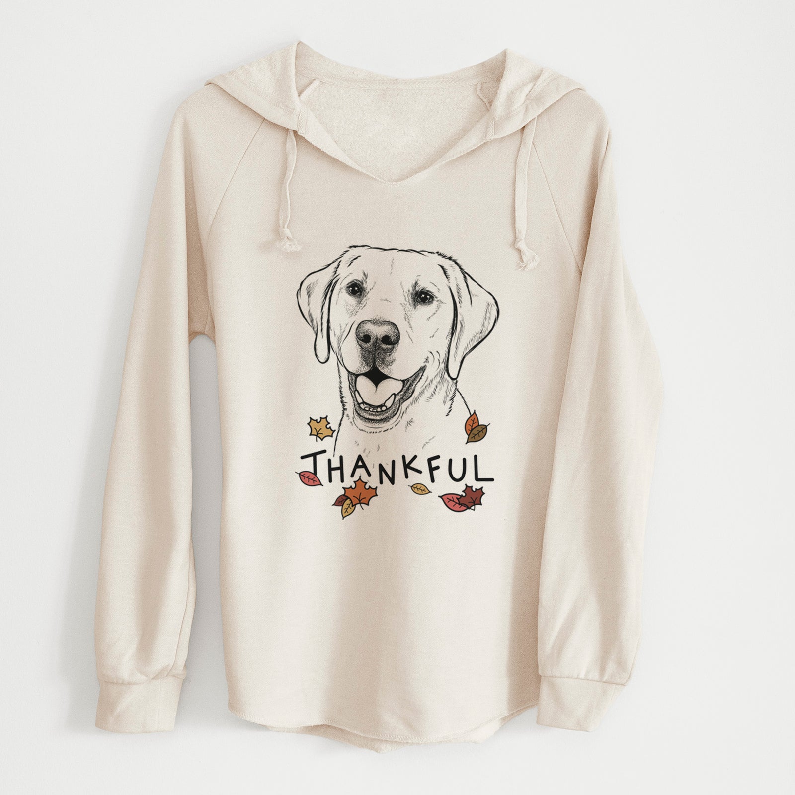 Thankful Nate the Labrador Retriever - Cali Wave Hooded Sweatshirt