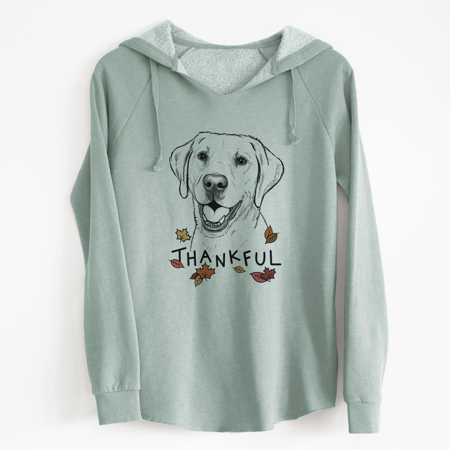 Thankful Nate the Labrador Retriever - Cali Wave Hooded Sweatshirt