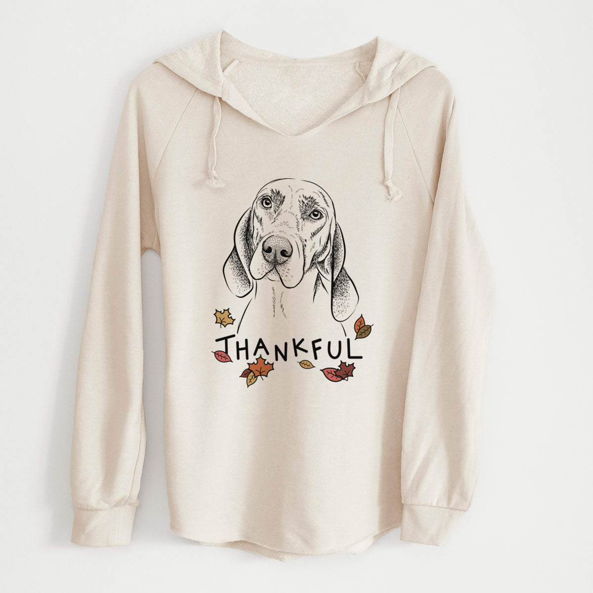 Thankful Norman the Plott Hound - Cali Wave Hooded Sweatshirt