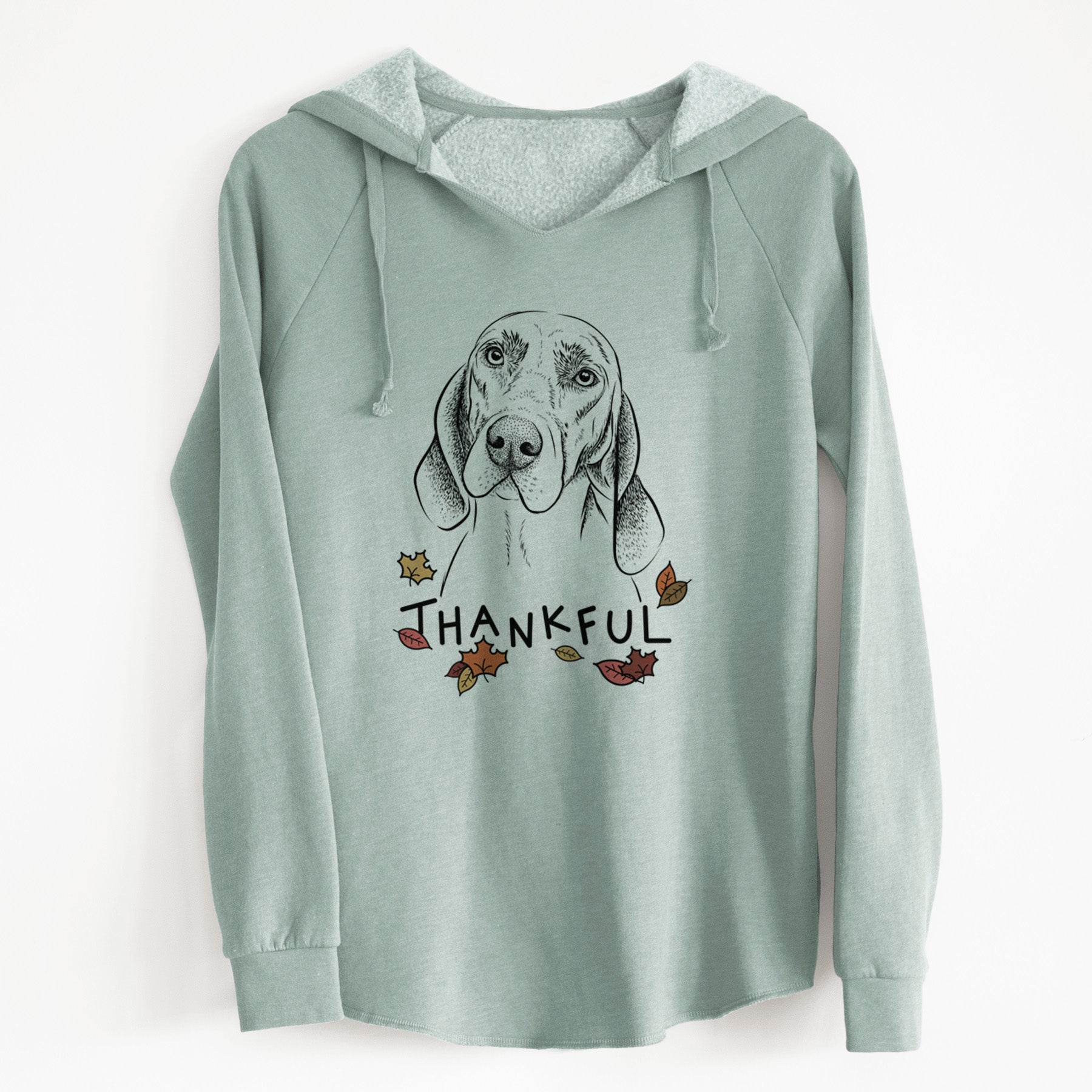 Thankful Norman the Plott Hound - Cali Wave Hooded Sweatshirt