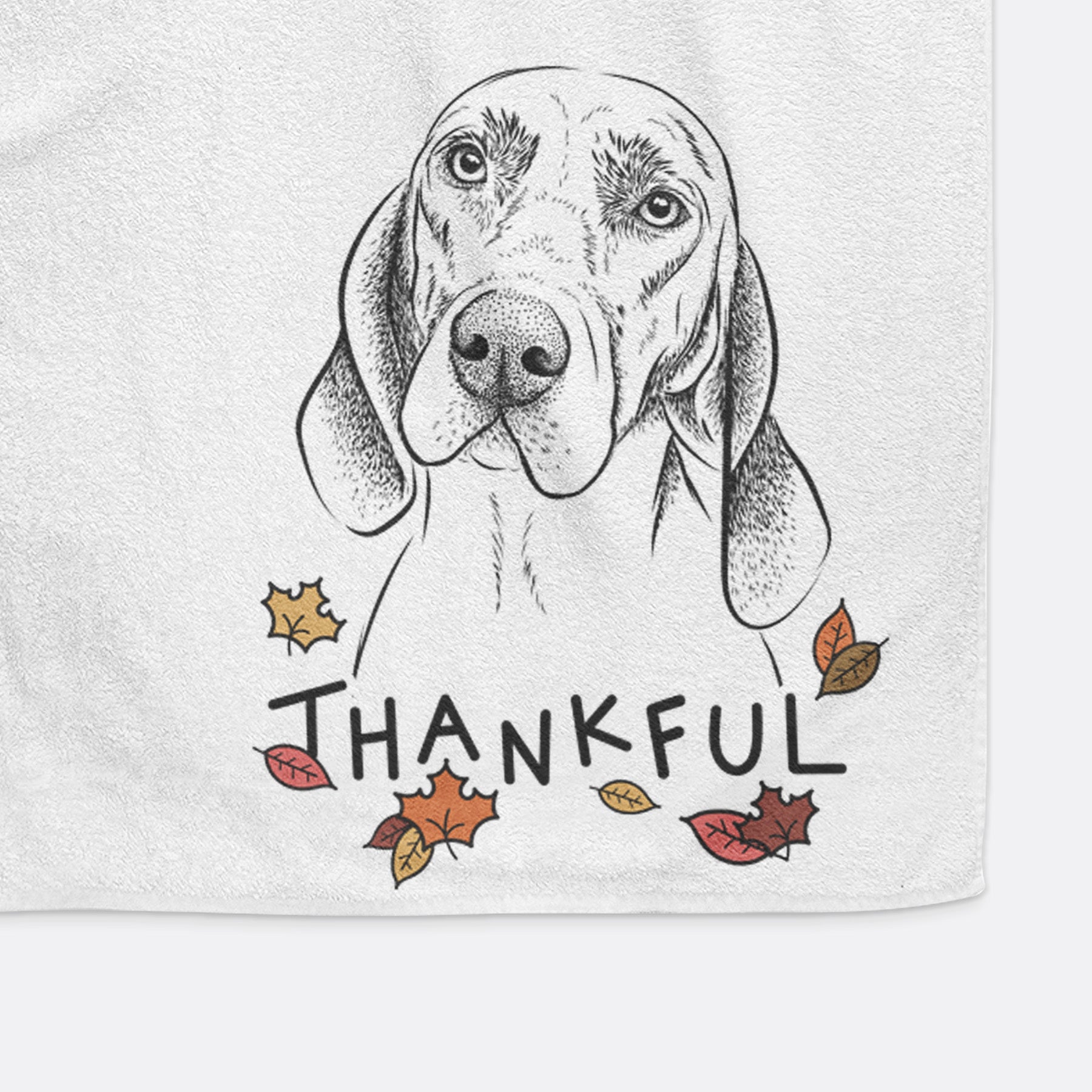 Norman the Plott Hound Premium Hand Towel