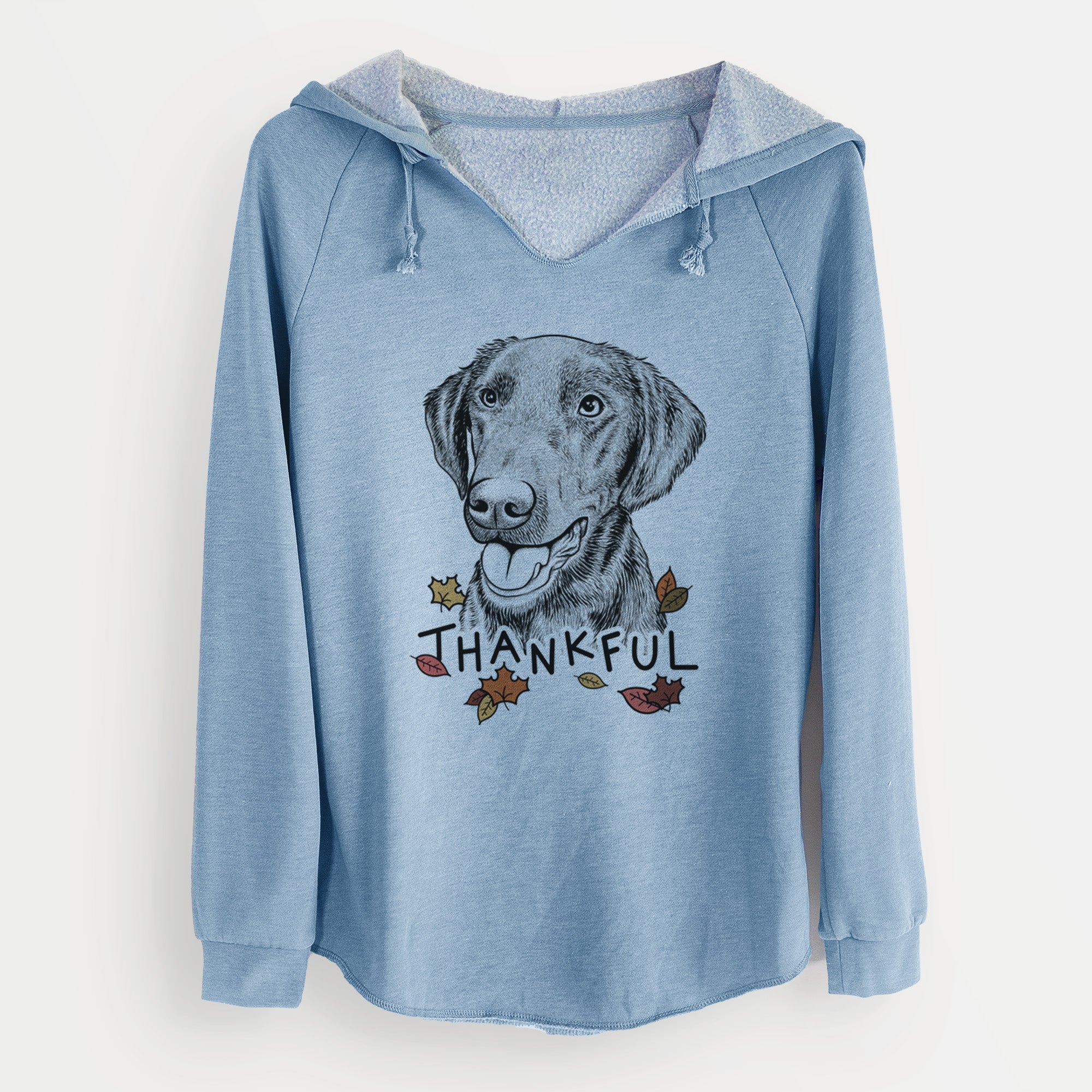 Thankful Onyx the Labrador Retriever - Cali Wave Hooded Sweatshirt