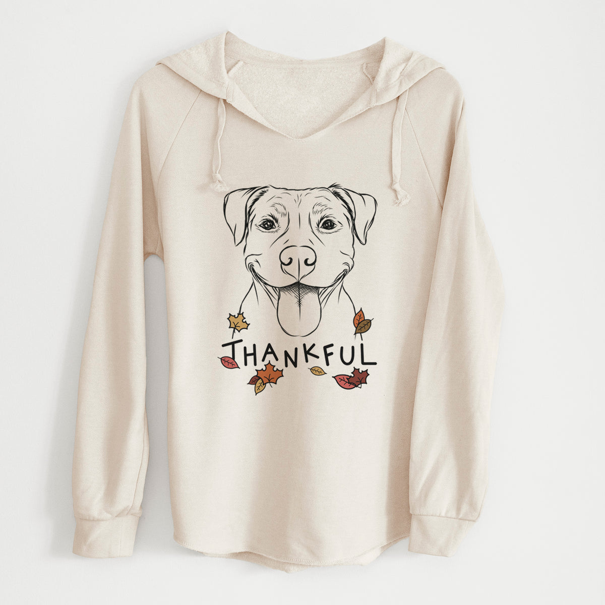 Thankful Parker the Pitbull - Cali Wave Hooded Sweatshirt