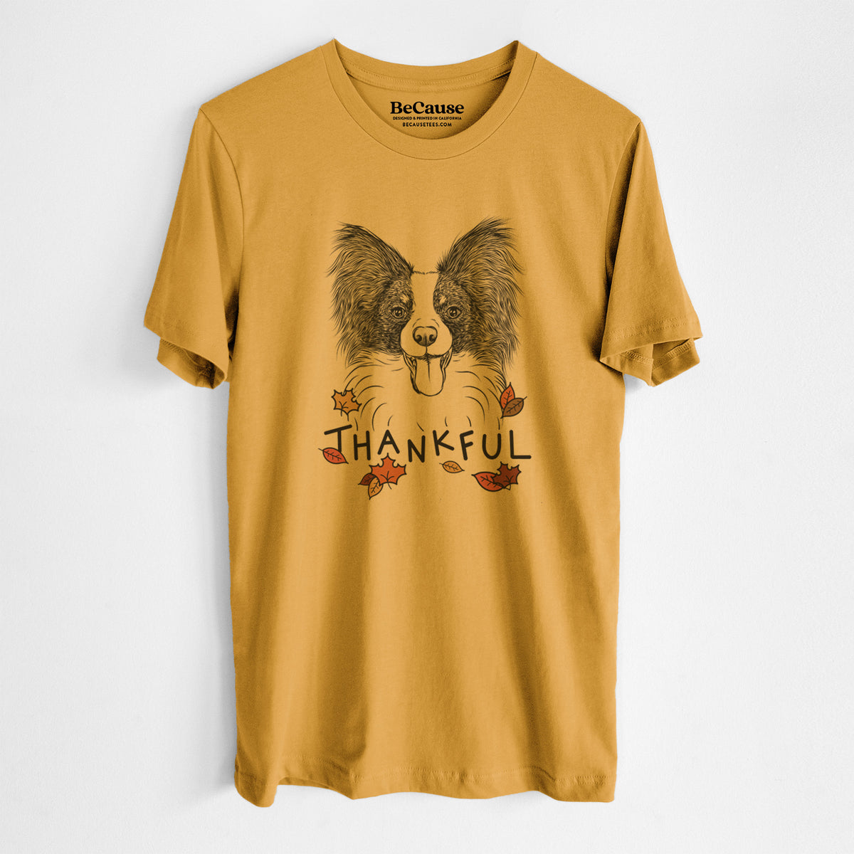 Thankful Patrick the Papillon - Unisex Crewneck