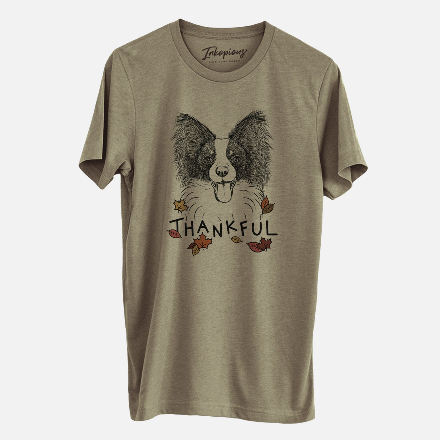 Thankful Patrick the Papillon - Unisex Crewneck