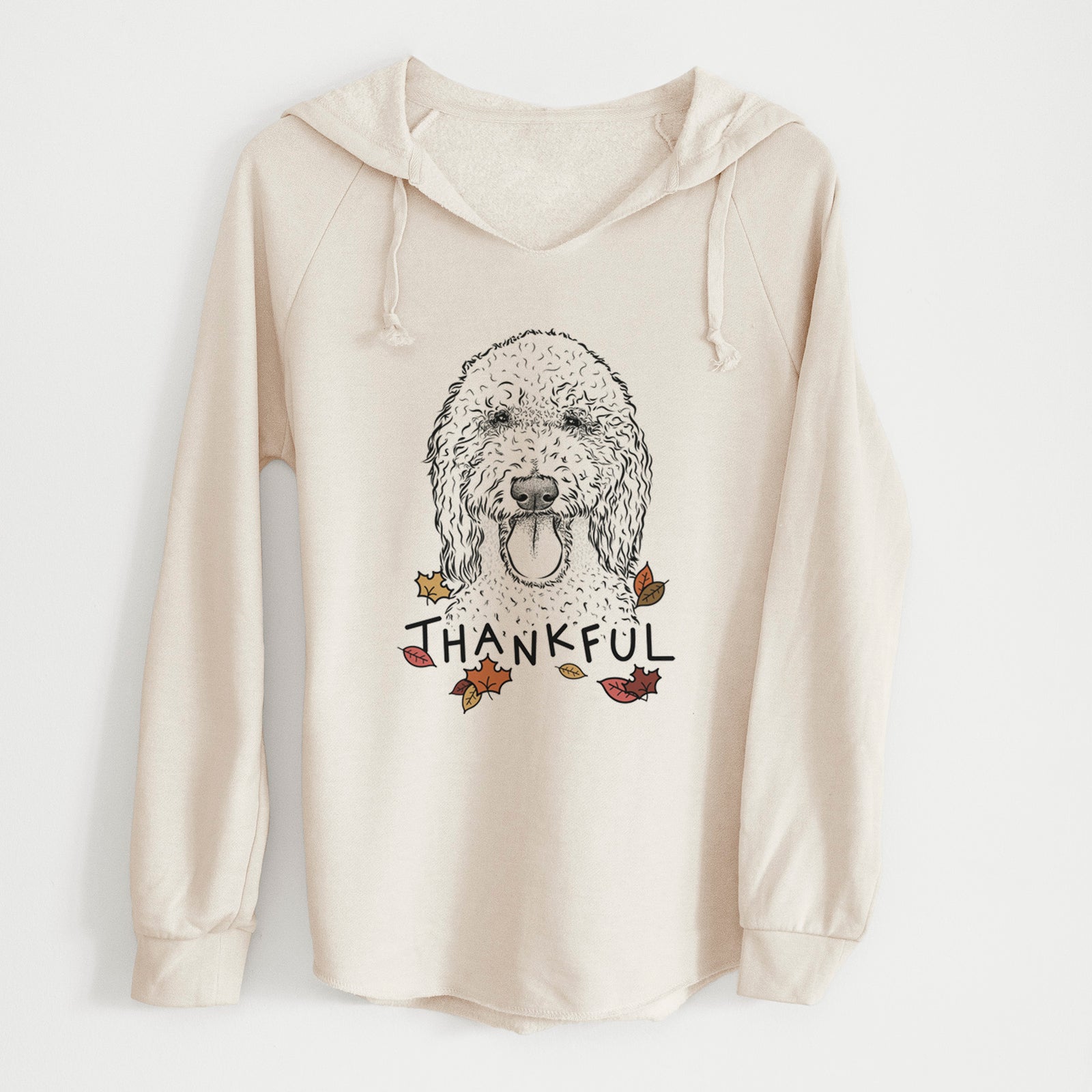 Thankful Pavlov the Goldendoodle - Cali Wave Hooded Sweatshirt