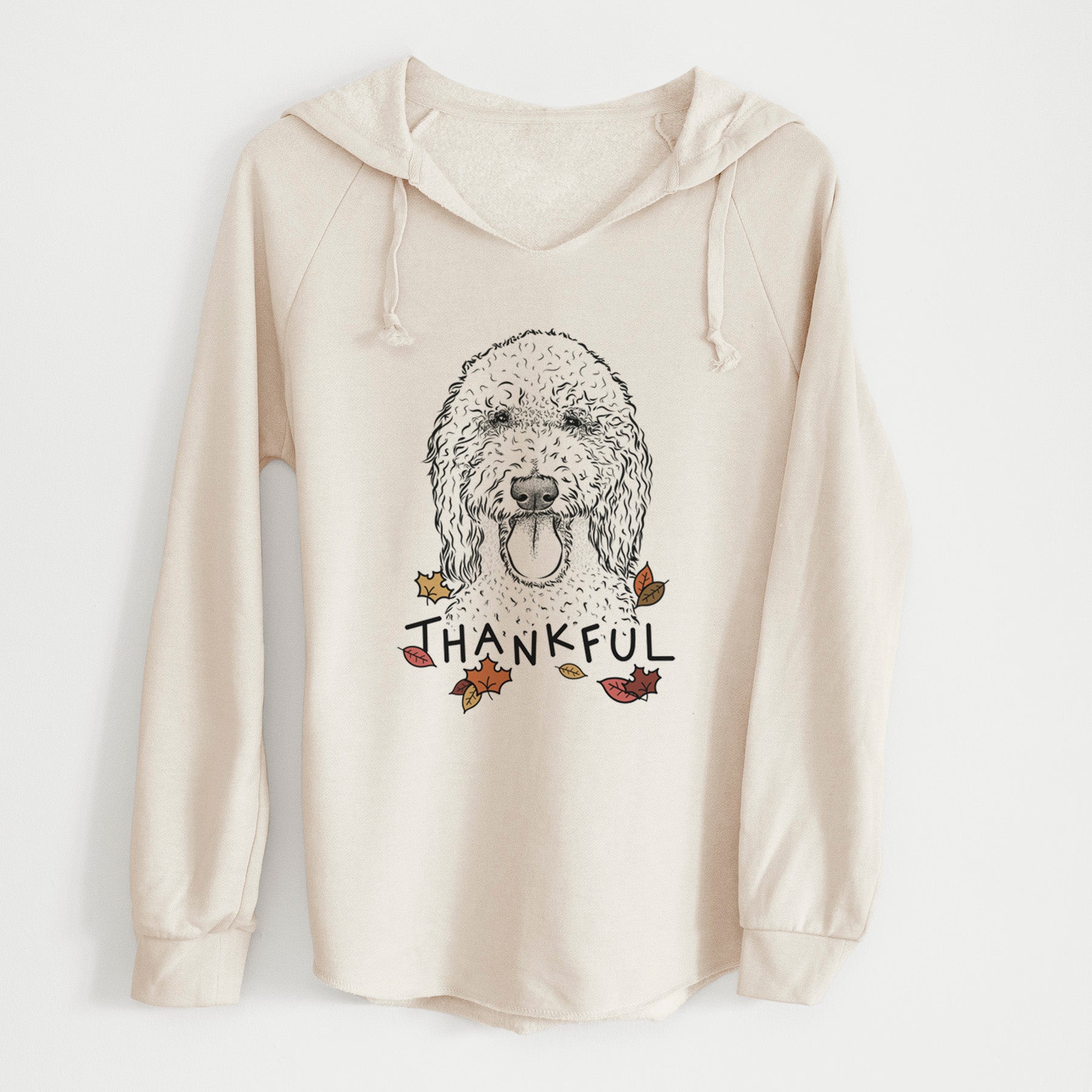 Thankful Pavlov the Goldendoodle - Cali Wave Hooded Sweatshirt