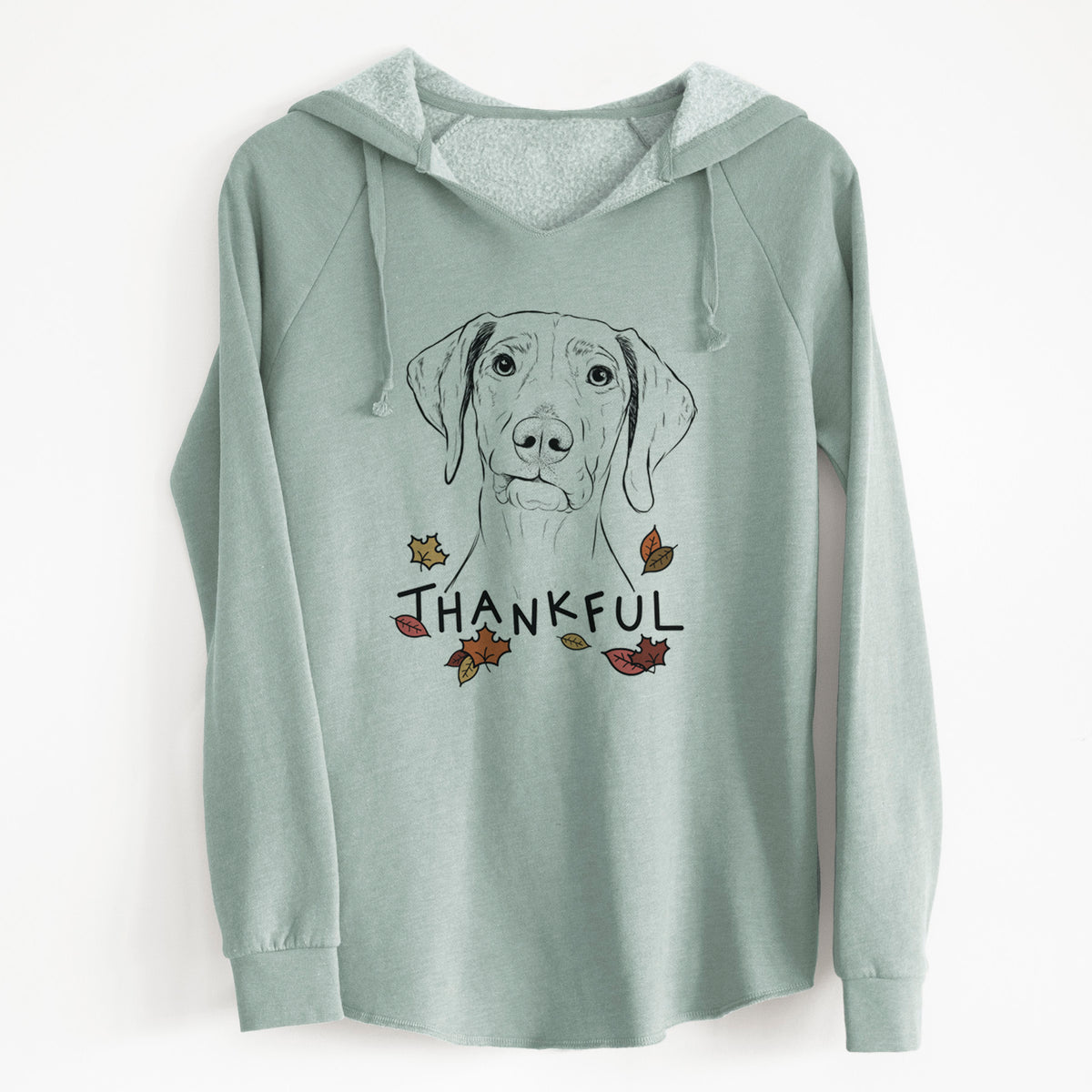Thankful Pawley the Vizsla - Cali Wave Hooded Sweatshirt