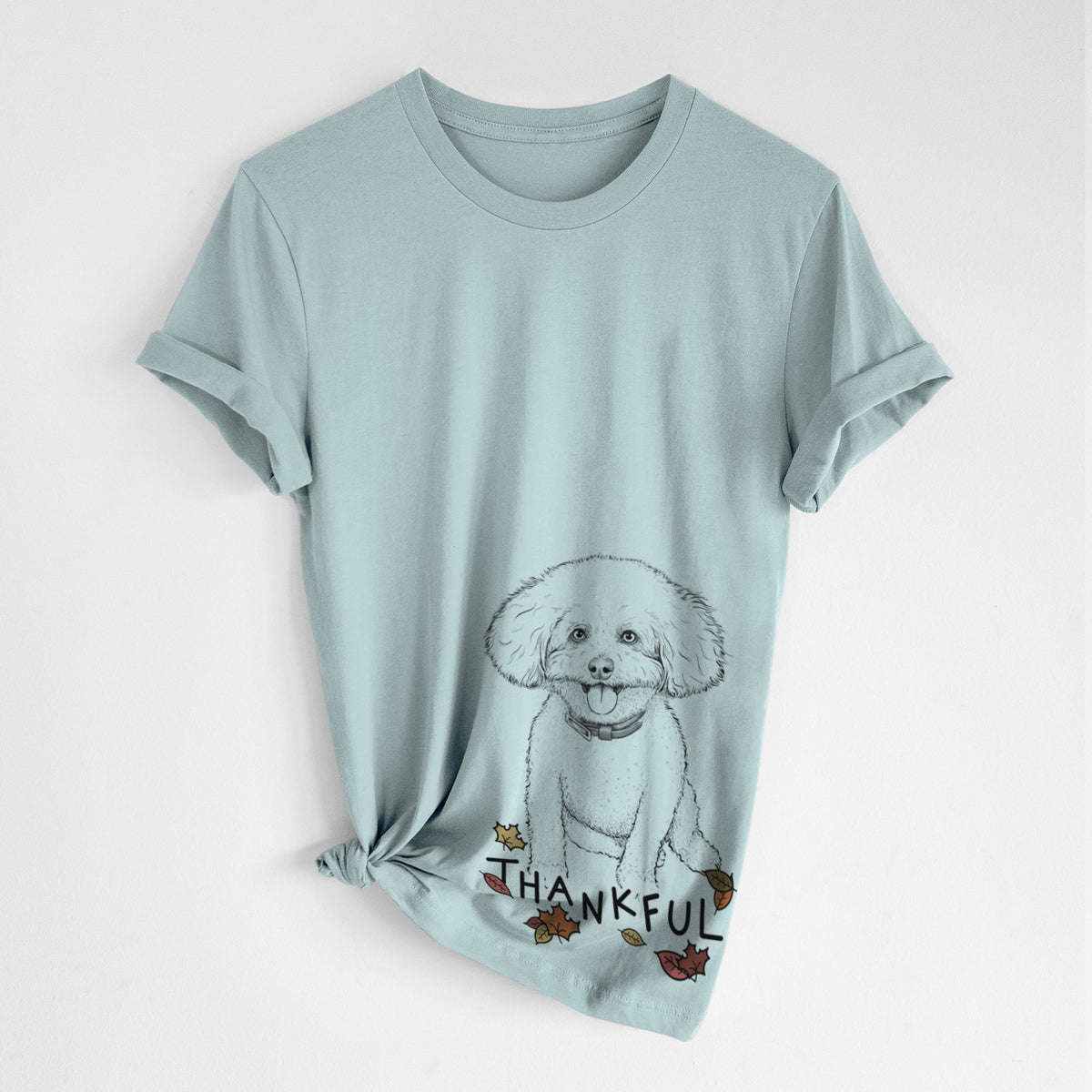 Thankful Peyton the Bichon Frise - Unisex Crewneck