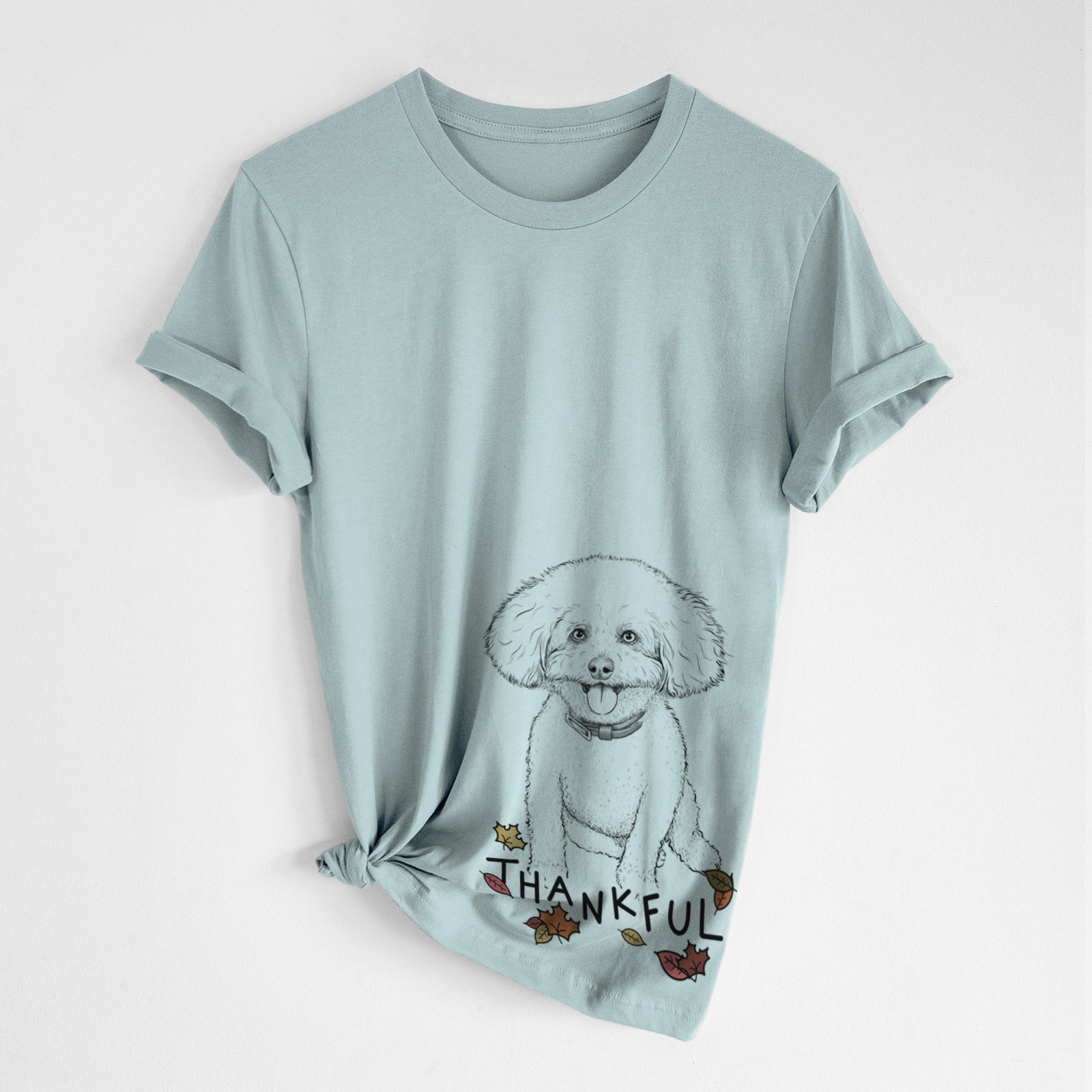 Thankful Peyton the Bichon Frise - Unisex Crewneck