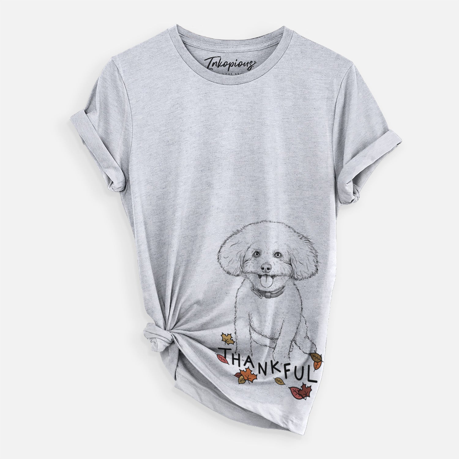 Thankful Peyton the Bichon Frise - Unisex Crewneck