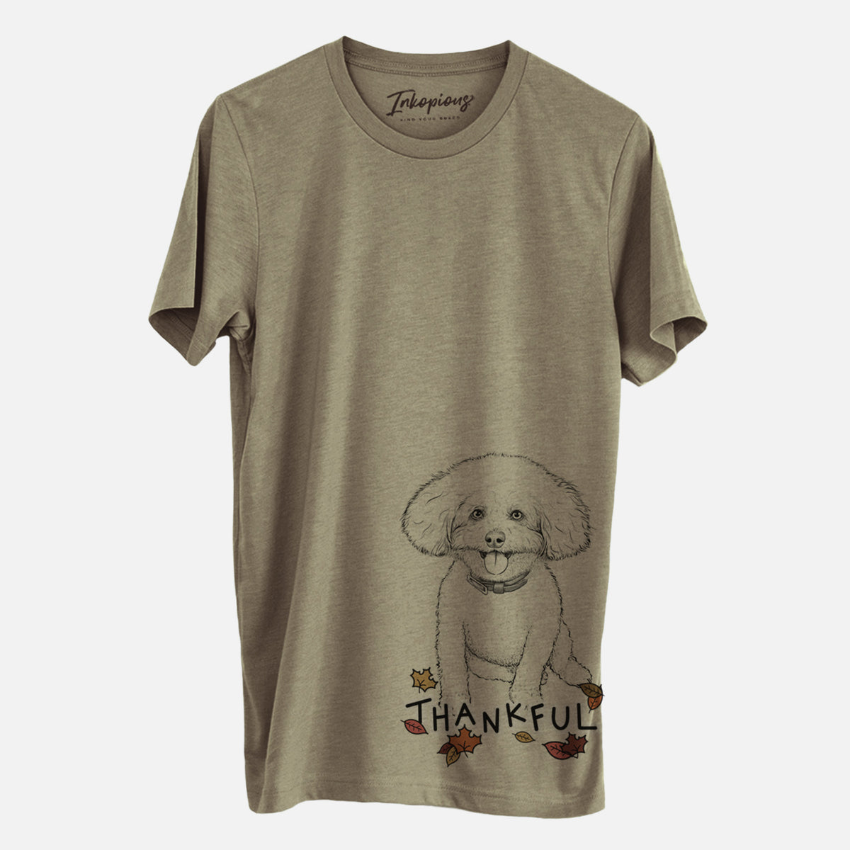 Thankful Peyton the Bichon Frise - Unisex Crewneck