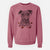 Thankful Reeses the Pitbull - Unisex Pigment Dyed Crew Sweatshirt