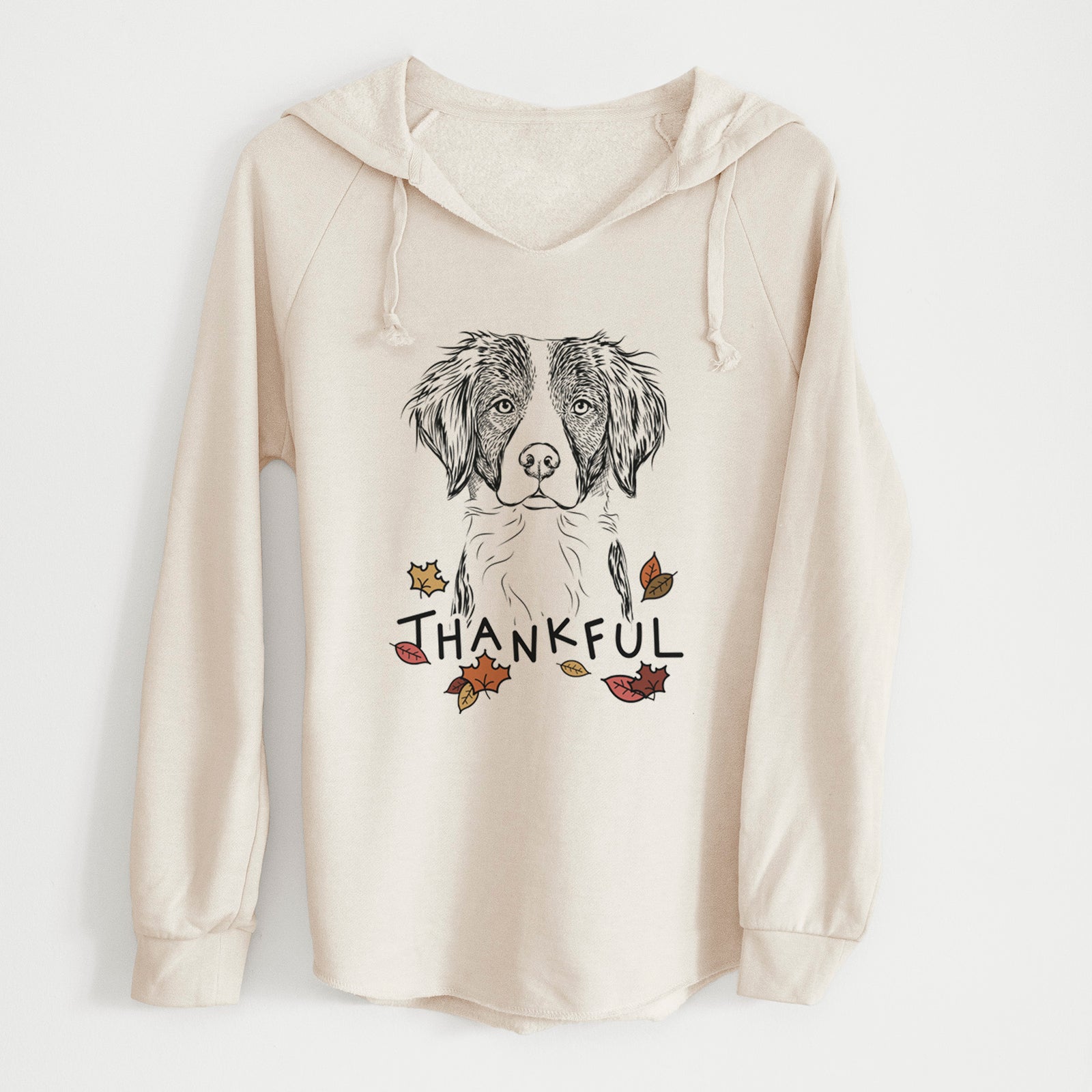 Thankful Remi the Brittany - Cali Wave Hooded Sweatshirt