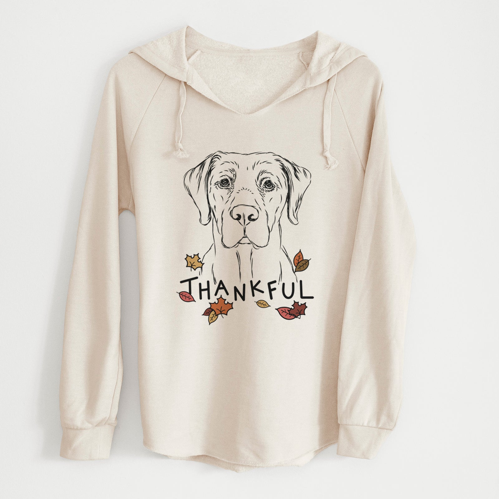 Thankful Rowdy the Labrador Retriever - Cali Wave Hooded Sweatshirt