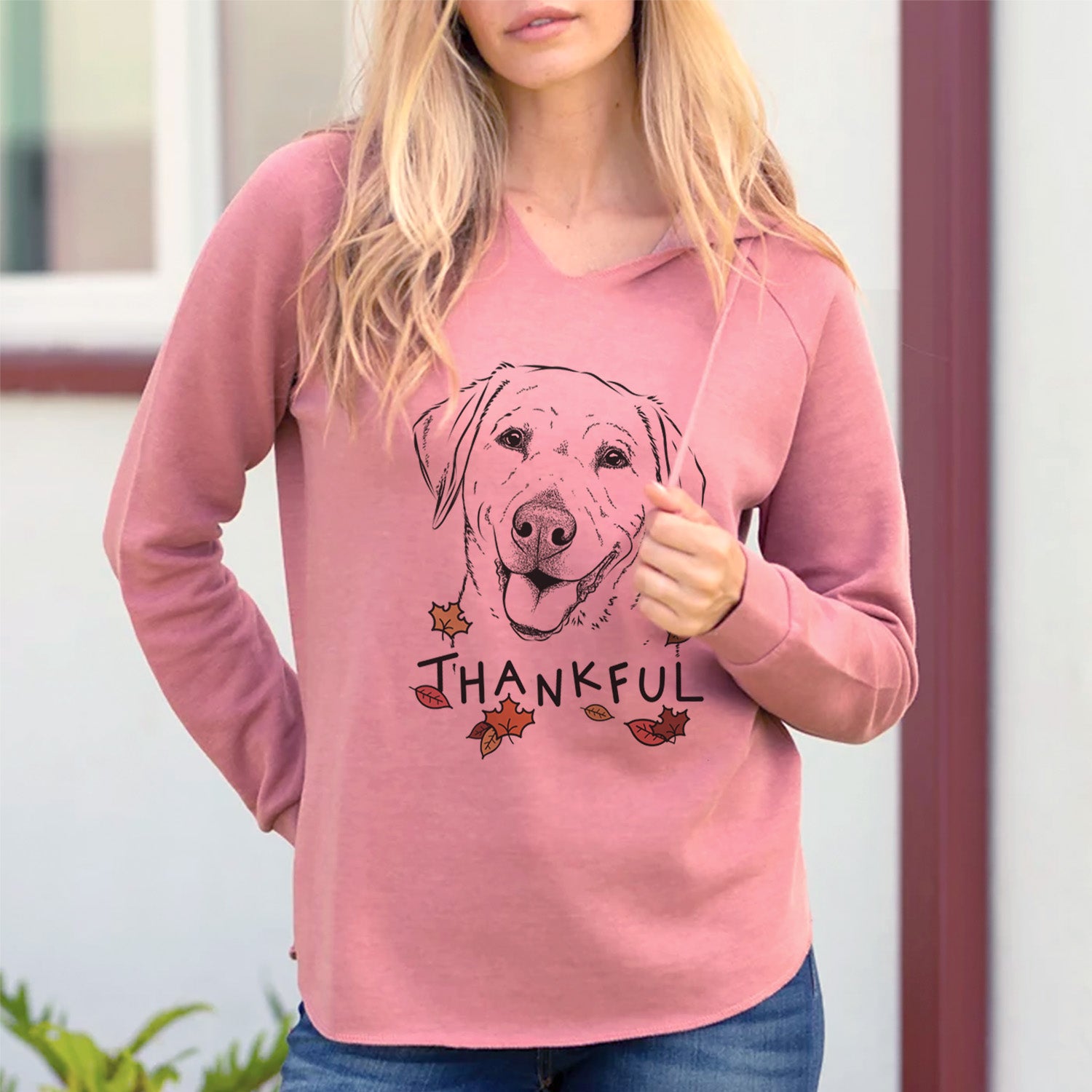 Thankful Sanford the Labrador Retriever - Cali Wave Hooded Sweatshirt