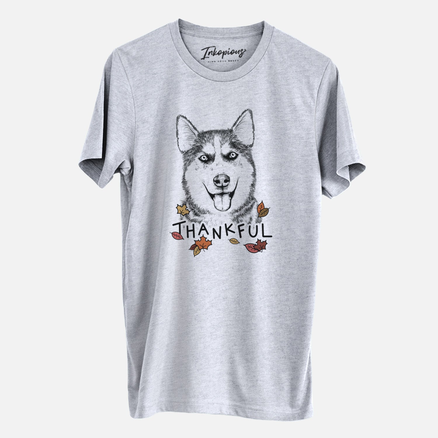 Thankful Sesi the Siberian Husky - Unisex Crewneck