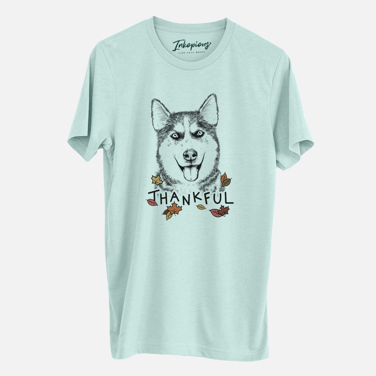 Thankful Sesi the Siberian Husky - Unisex Crewneck